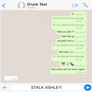 Drunk Text-Stalk Ashley