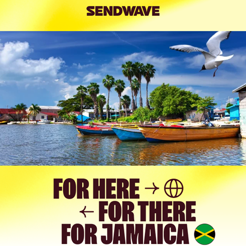 Send money to Jamaica using Sendwave